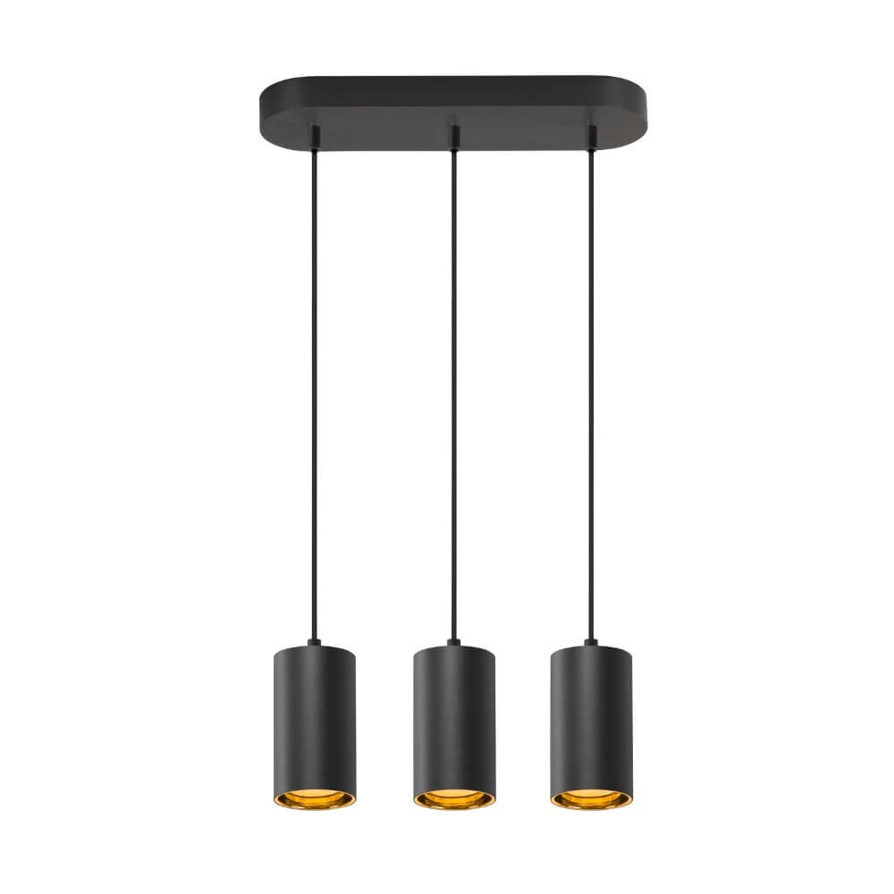 Pendel hanglamp Asto Tube zwart 3x GU10 SLV 4024163266055