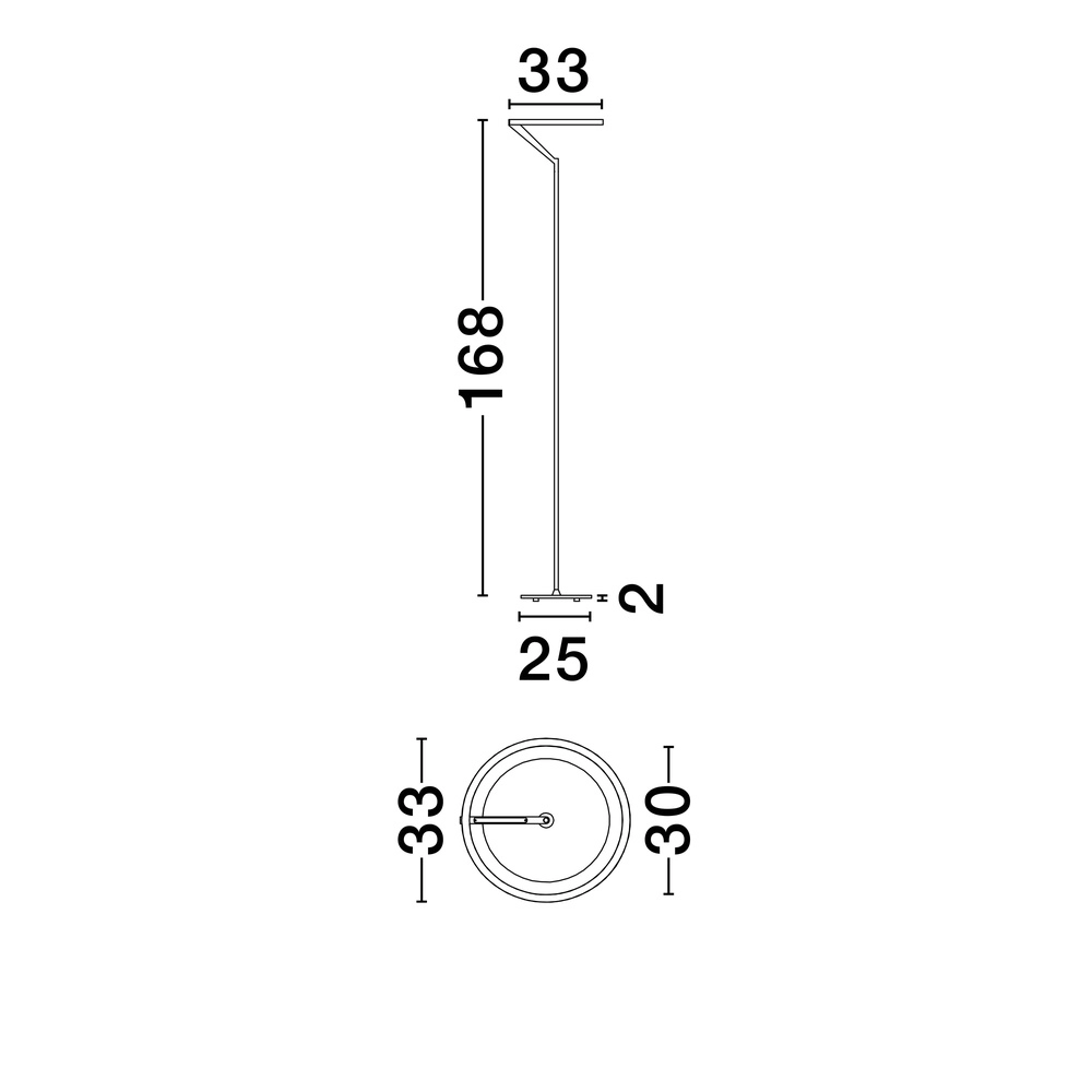 Vloerlamp Tilia nikkel Lyora 5212017462008
