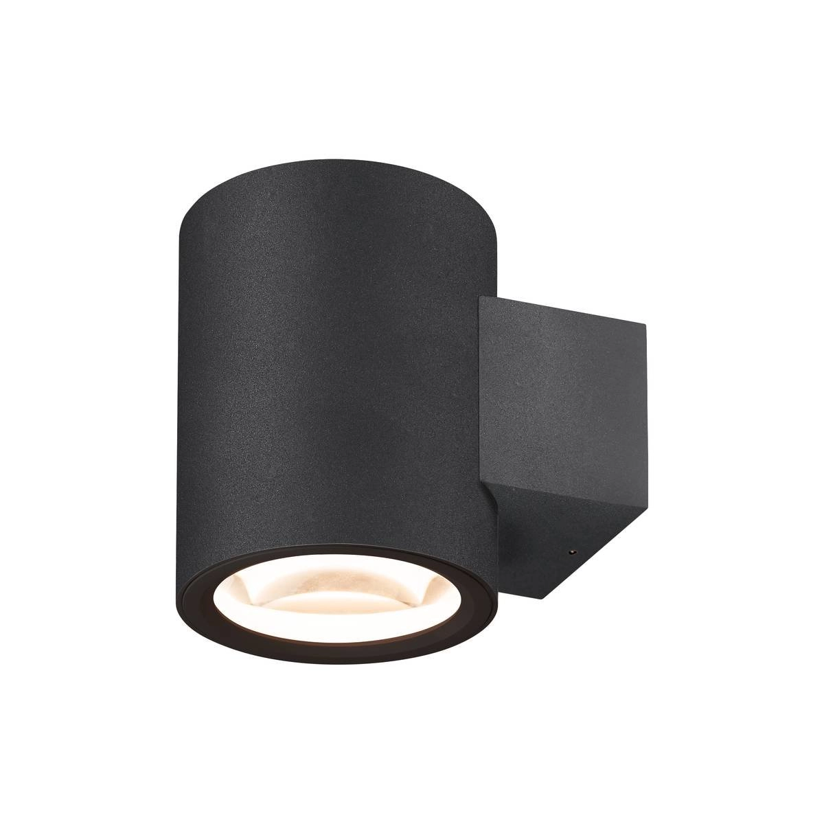 Up- & downlighter Oculus 12,5cm zwart