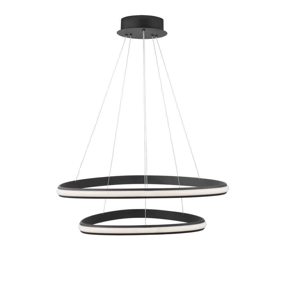 Design hanglamp Aries zwart Ø 59cm Lyora 5212017419835