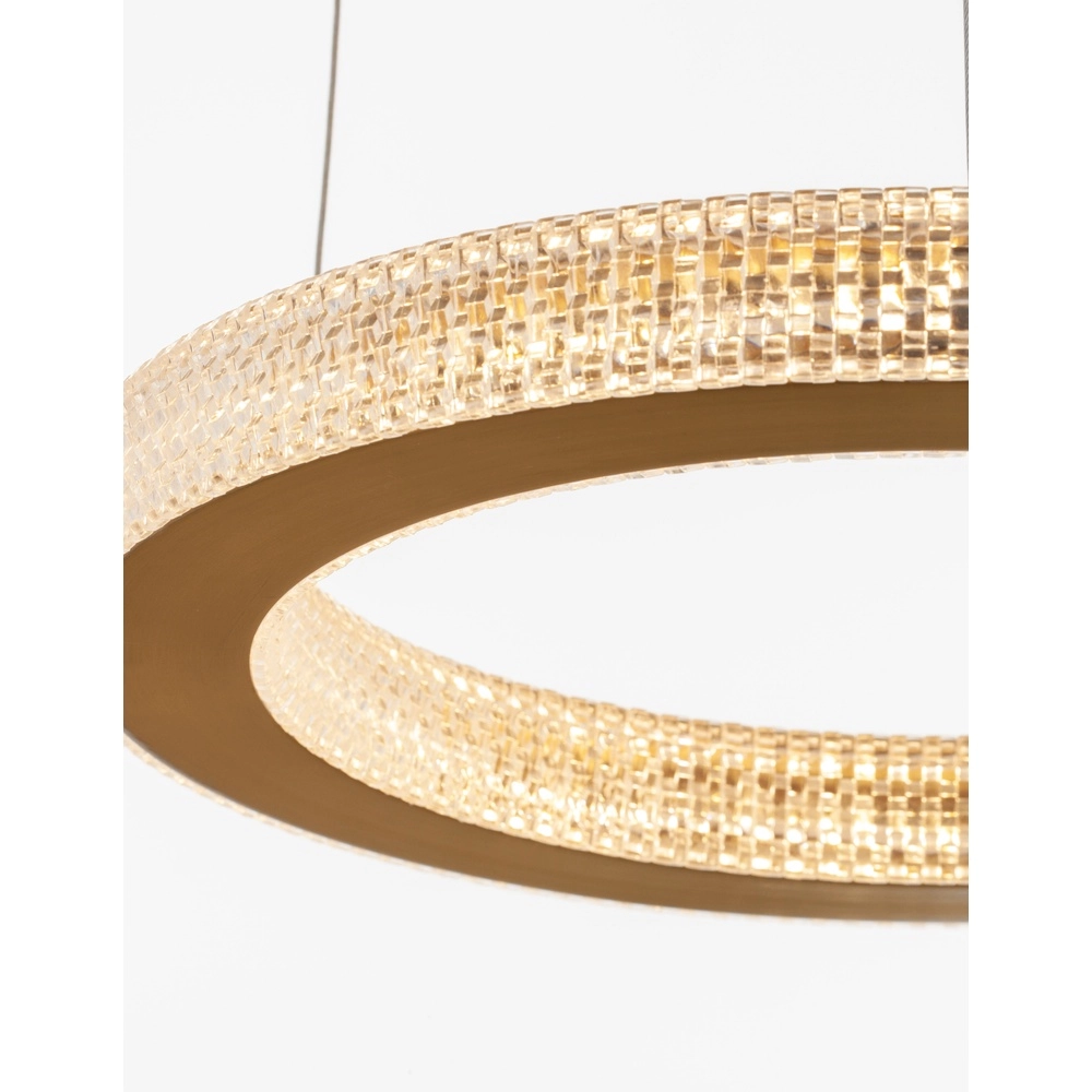 Hanglamp Fiore goud Ø 40cm Lyora 5212017424129