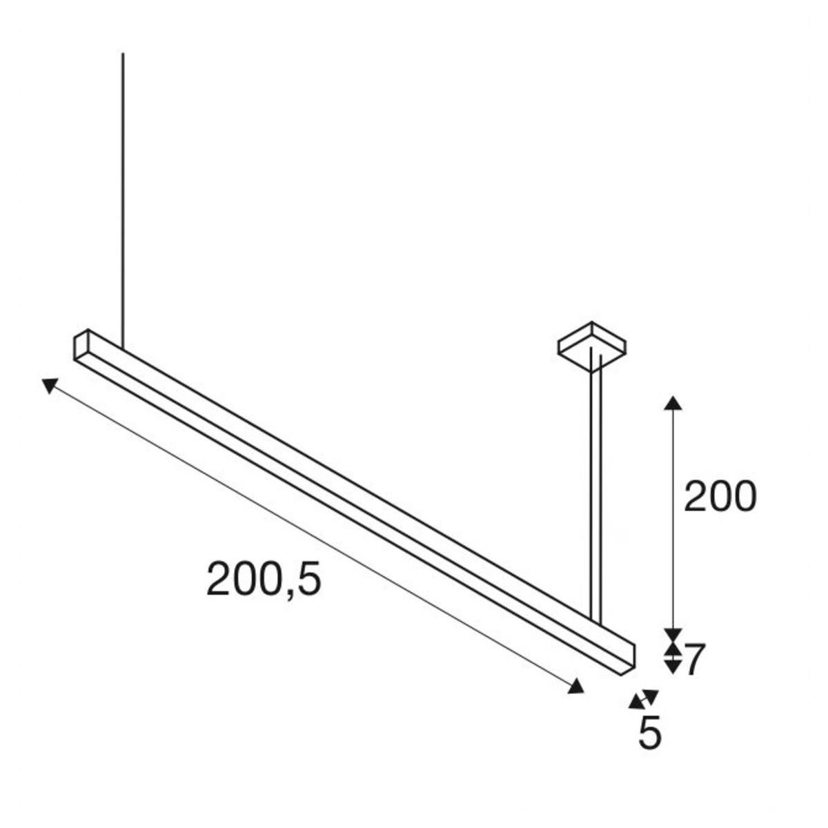 Kantoor hanglamp Glenos 4000K SLV 4024163197038