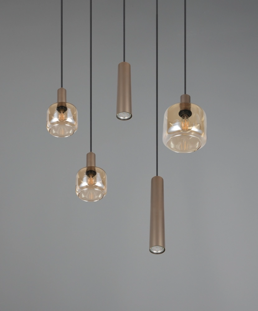 Design hanglamp Mataro 5-lichts (2x GU10) Trio 4017807707717