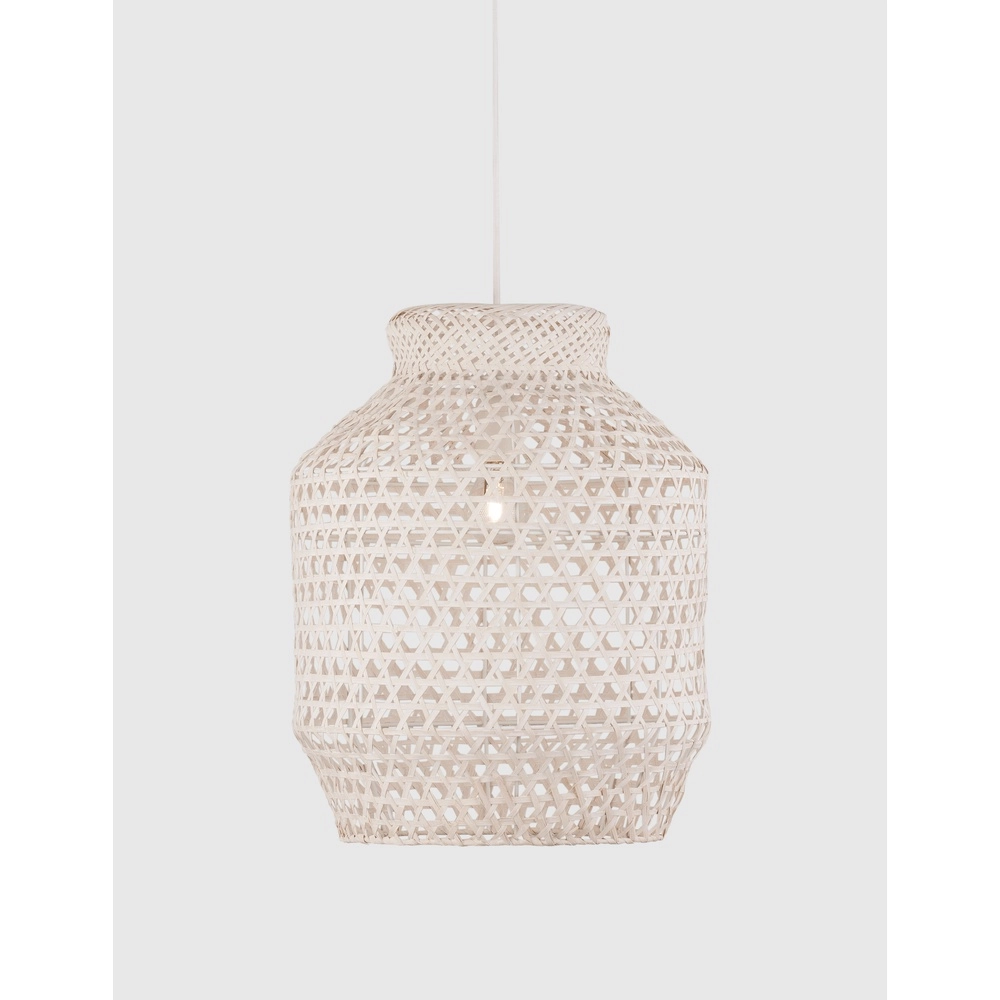 Witte hanglamp Mia Ø 35cm