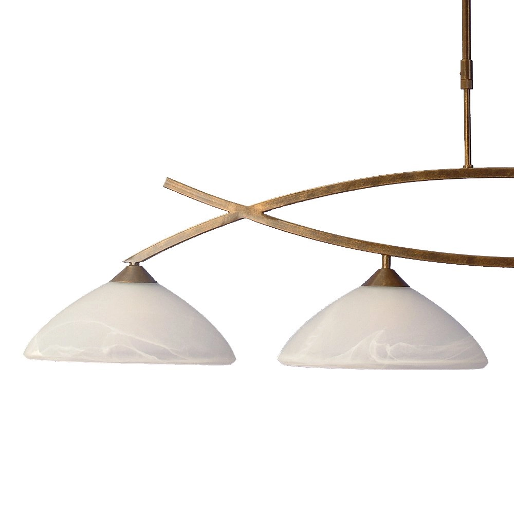 Eetkamer hanglamp Verona 1 4-lichts bronsbruin Masterlight 8718121005393