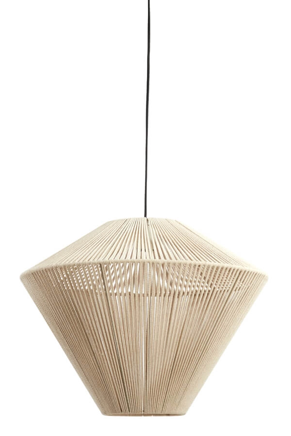 Hanglamp japandi Felida Ø 53cm crème Light & Living 8717807694357