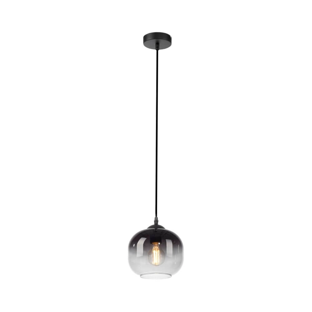 Zwarte hanglamp Zea enkel Just Light 4043689993740