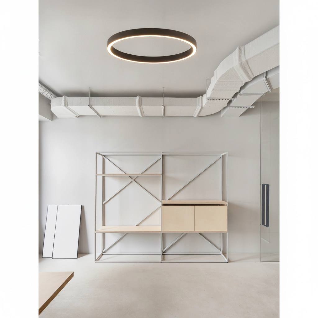 Design plafondlamp Sting zwart Ø 100cm