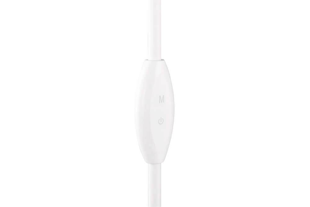 Leeslamp Toro wit 145cm Trio 4017807600674