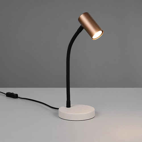 Tafellamp Taryn design mokka bruin