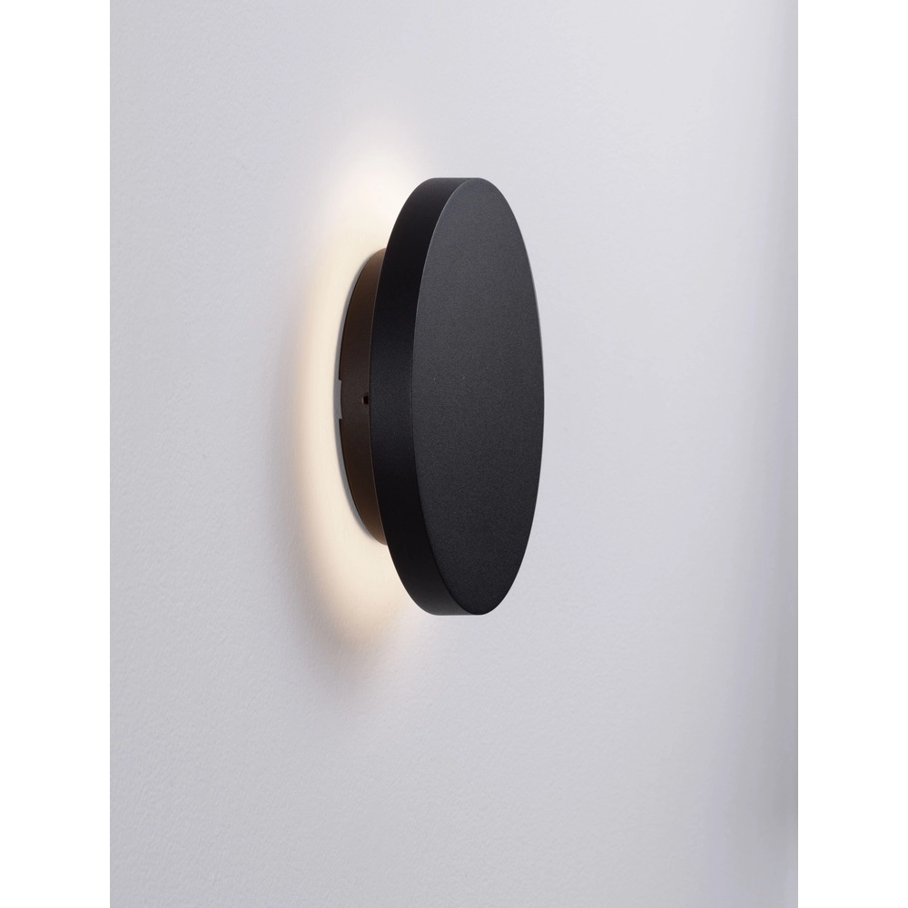 Zwarte wandlamp Nitro design