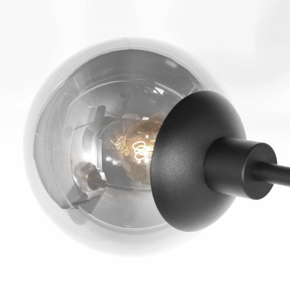 Design hanglamp Constellation zwart met smoke glas Steinhauer 8712746173031