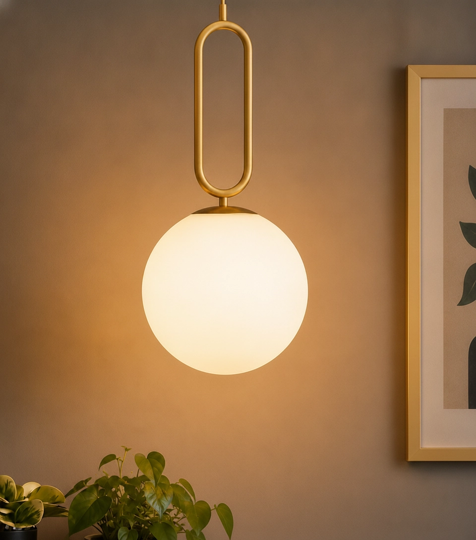 Hanglamp Grus goud Ø 25cm
