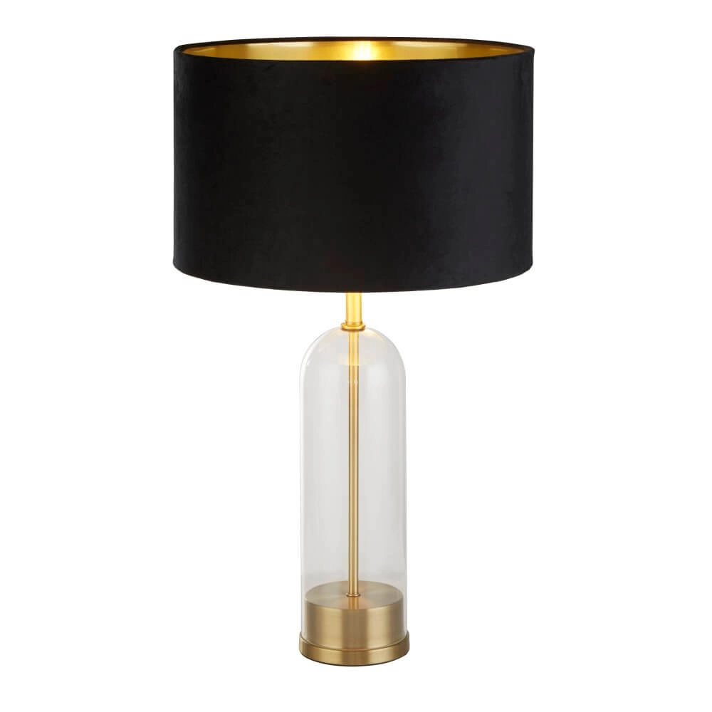Tafellamp Oxford met zwarte kap Searchlight 5053423256795