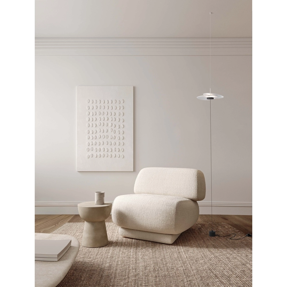 Vloerlamp Olea design wit Ø 35cm Lyora 5212017456953