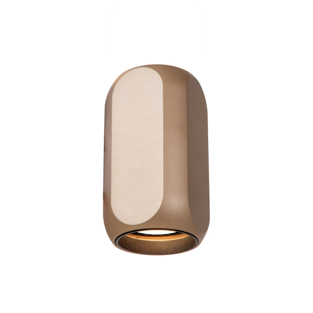Champagne opbouwspot Braga 1x GU10 - Ø 6cm