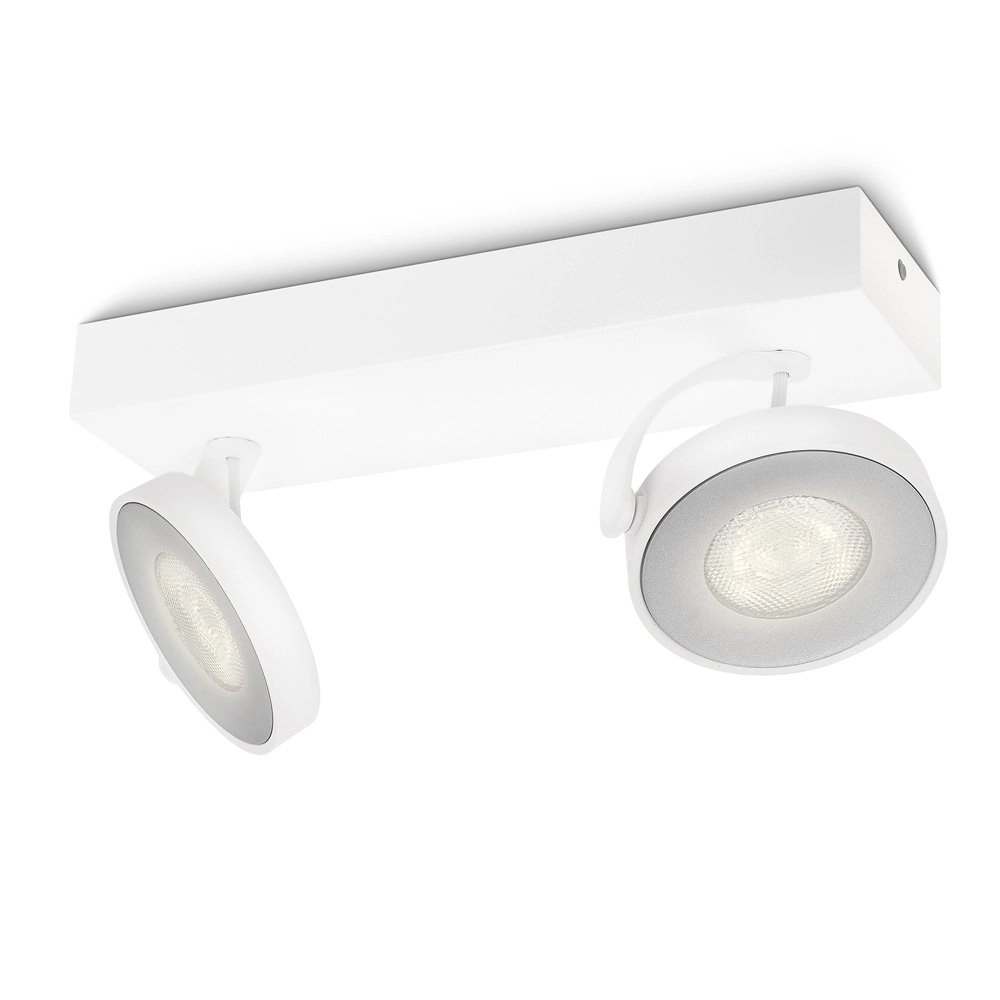Led plafondspot Clockwork 2-lichts 2700K wit