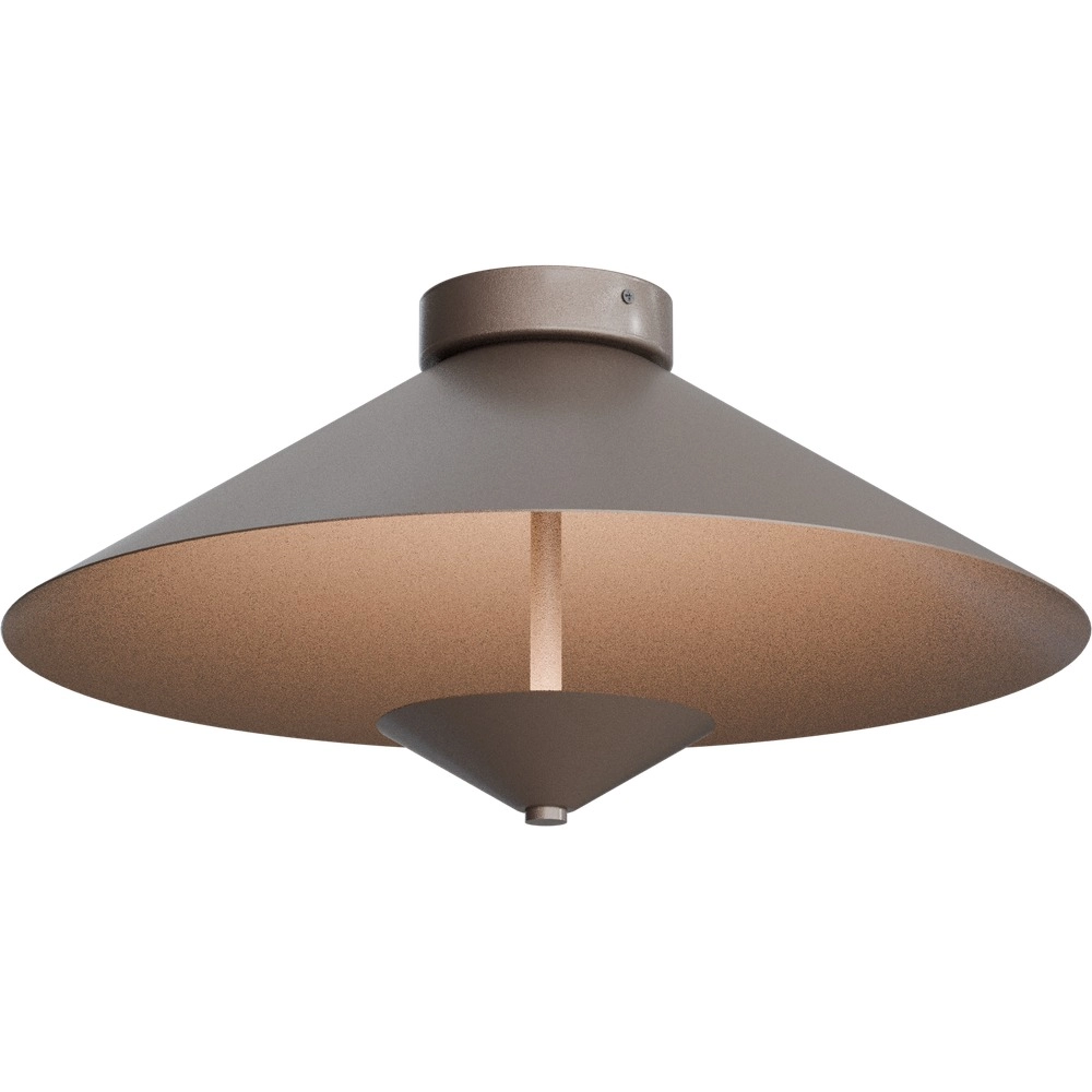 Plafondlamp Ceppo cacao bruin Ø 45cm