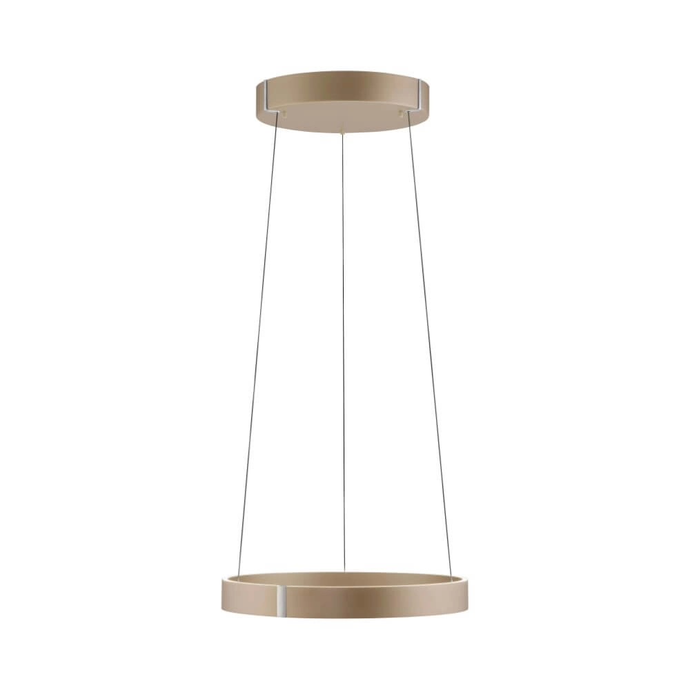 Ronde hanglamp Pure E-Clipse brons Ø 50cm