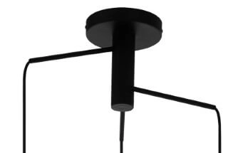 Hanglamp Mirtazza 3-lichts zwart met creme Eglo 9002759990732