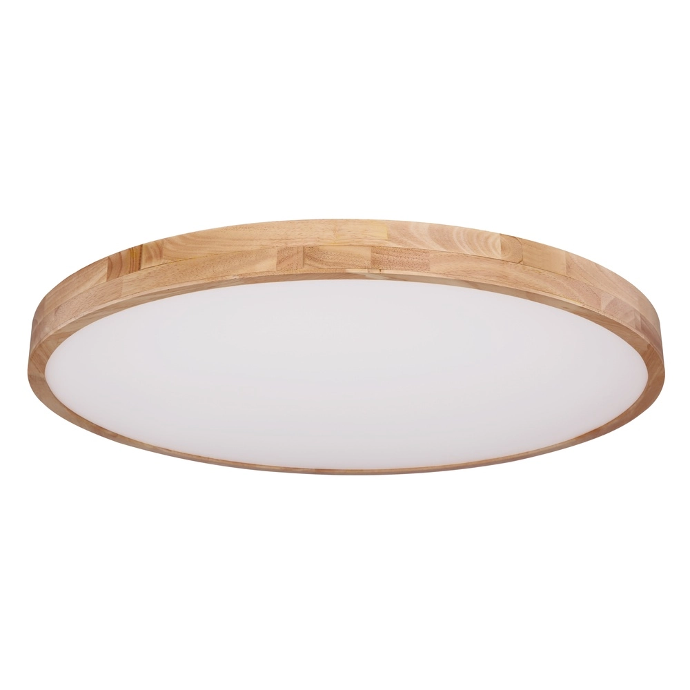 Houten plafonniere Rainer scandinavisch Ø 80cm Globo 9007371386284
