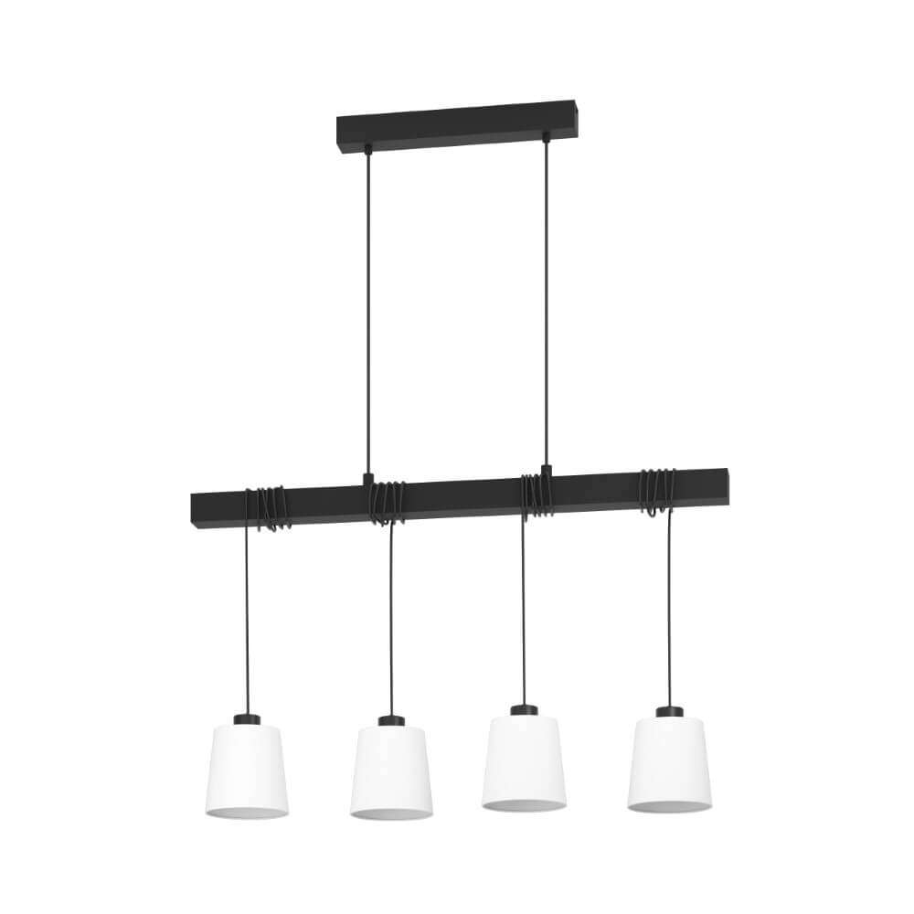 Eetkamer hanglamp Townshend 8 4 stoffen kappen