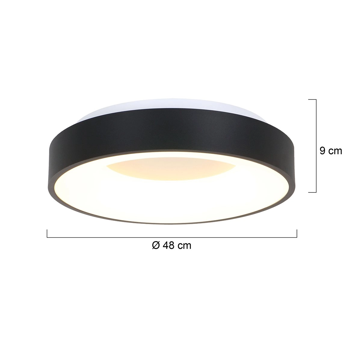 Design plafondlamp Ringlede Ø 48cm Steinhauer 8712746131260