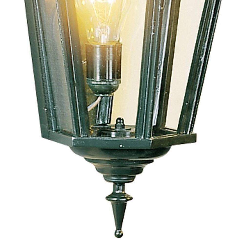Nostalgische buitenlamp Oxford 11 met kronen - zwart KS verlichting 8714732120241