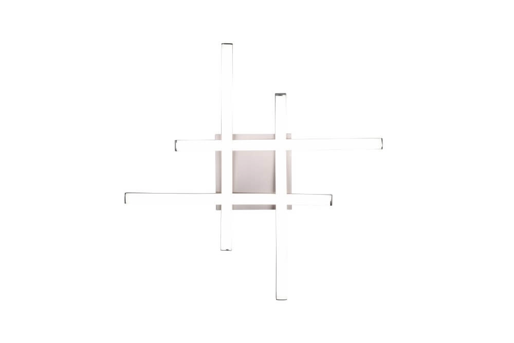Led plafonnière Route RVS 4000K Trio 4017807521771