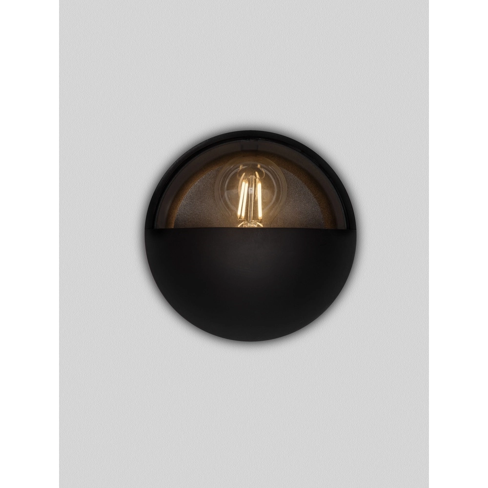 Ronde design wandlamp Amel antraciet