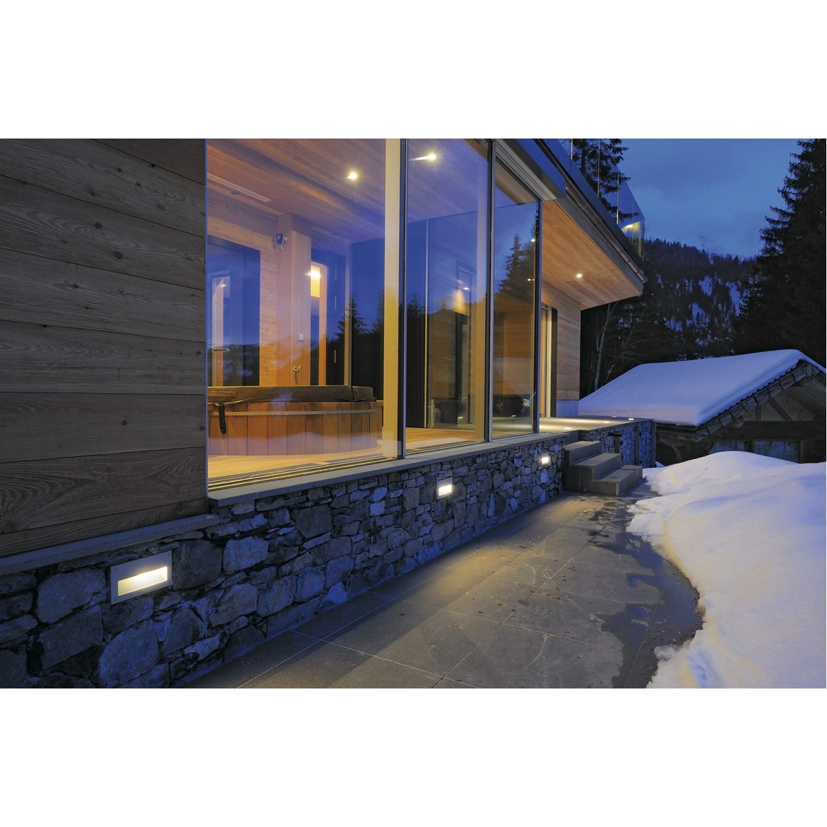 Led inbouwlamp Brick Downunder voor buiten SLV 4024163102957