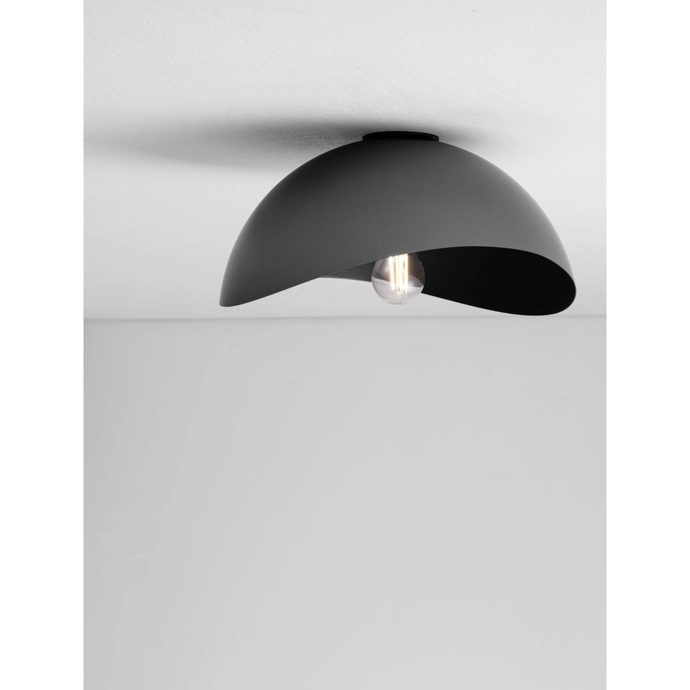 Plafondlamp Opsi zwart Ø 30cm Lyora 5212017458070