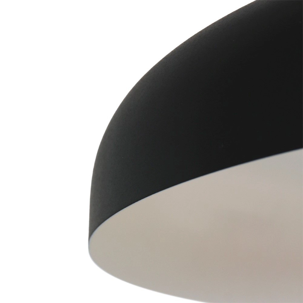 Zwarte hanglamp Krisip Ø 50cm Steinhauer 8712746132564
