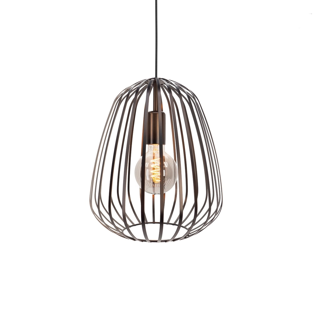 Bronzen hanglamp Espinal Ø 28cm - 1x E27