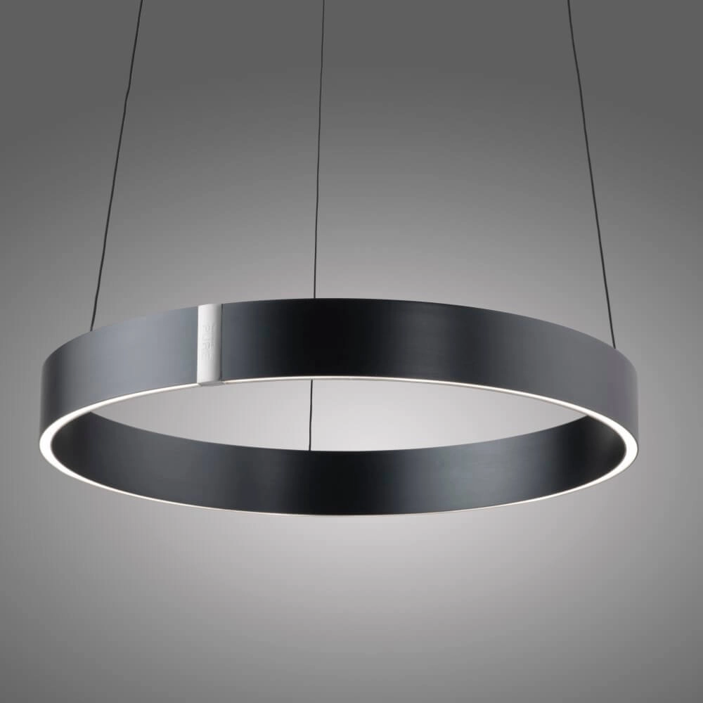 Ronde hanglamp Pure E-Clipse grijs Ø 50cm Paul Neuhaus 4012248372319