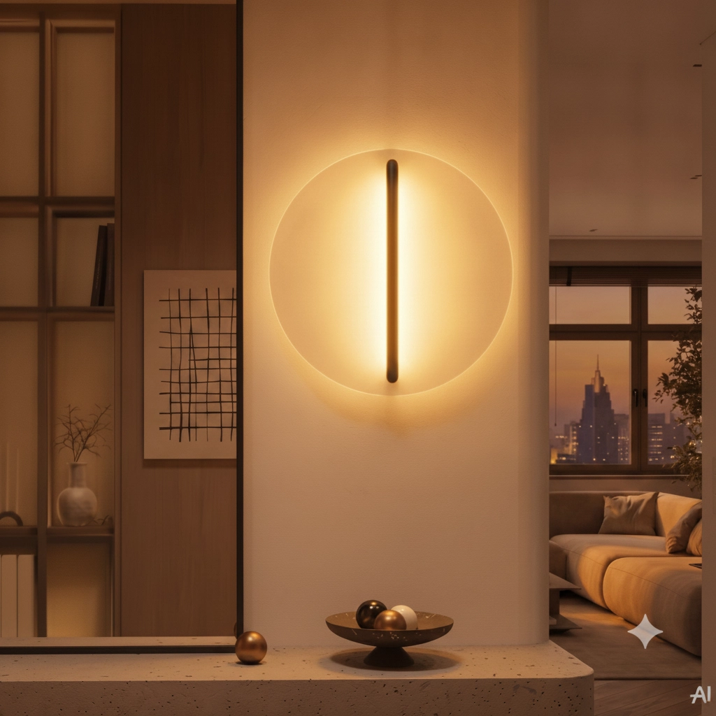 Ronde wandlamp Nalu Ø 30cm