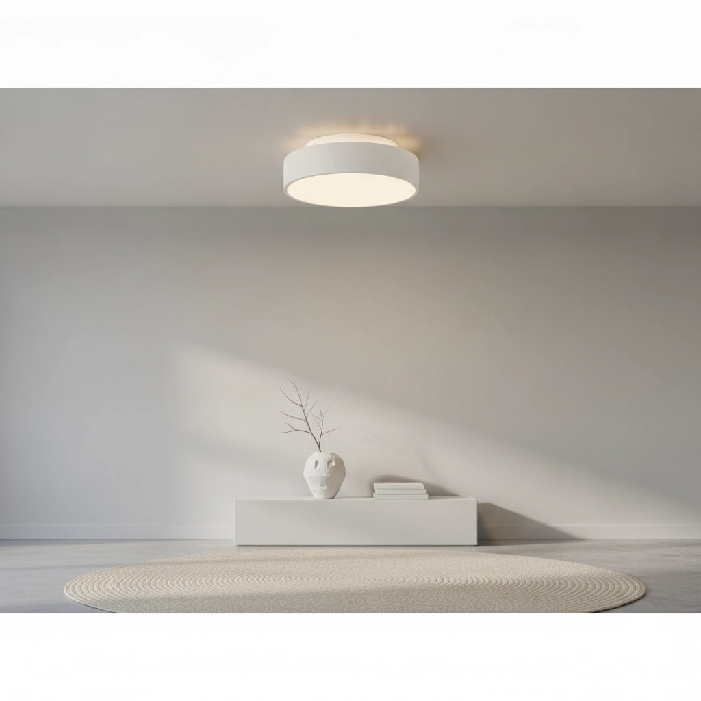 Plafondlamp Chicago Ø 25cm wit
