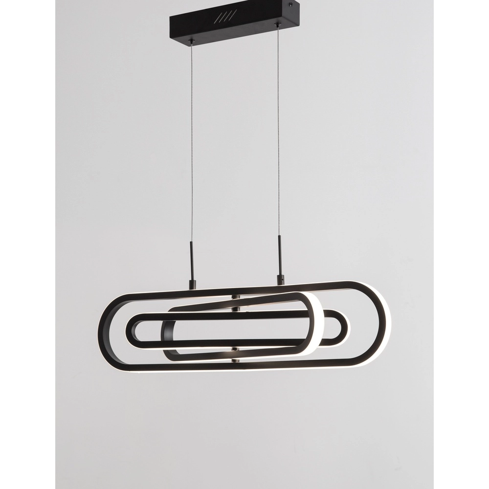 Design hanglamp Arte zwart ovaal Lyora 5212017426000