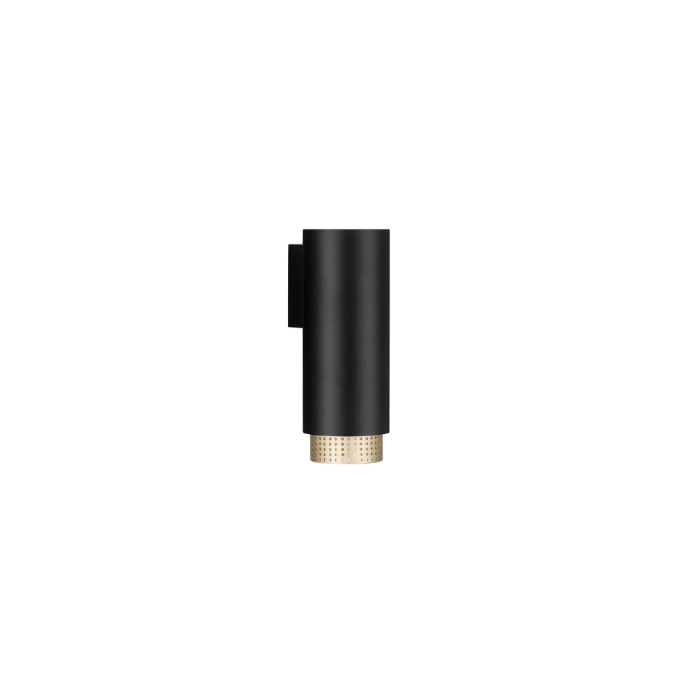 Wandspot Nessi zwart met goud Lyora 5212017475169