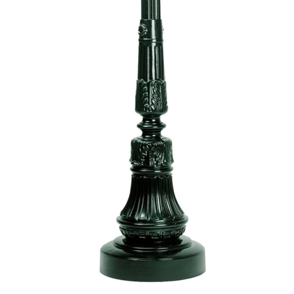 Nostalgische tuinlamp Leiden zwart KS verlichting 8714732040709