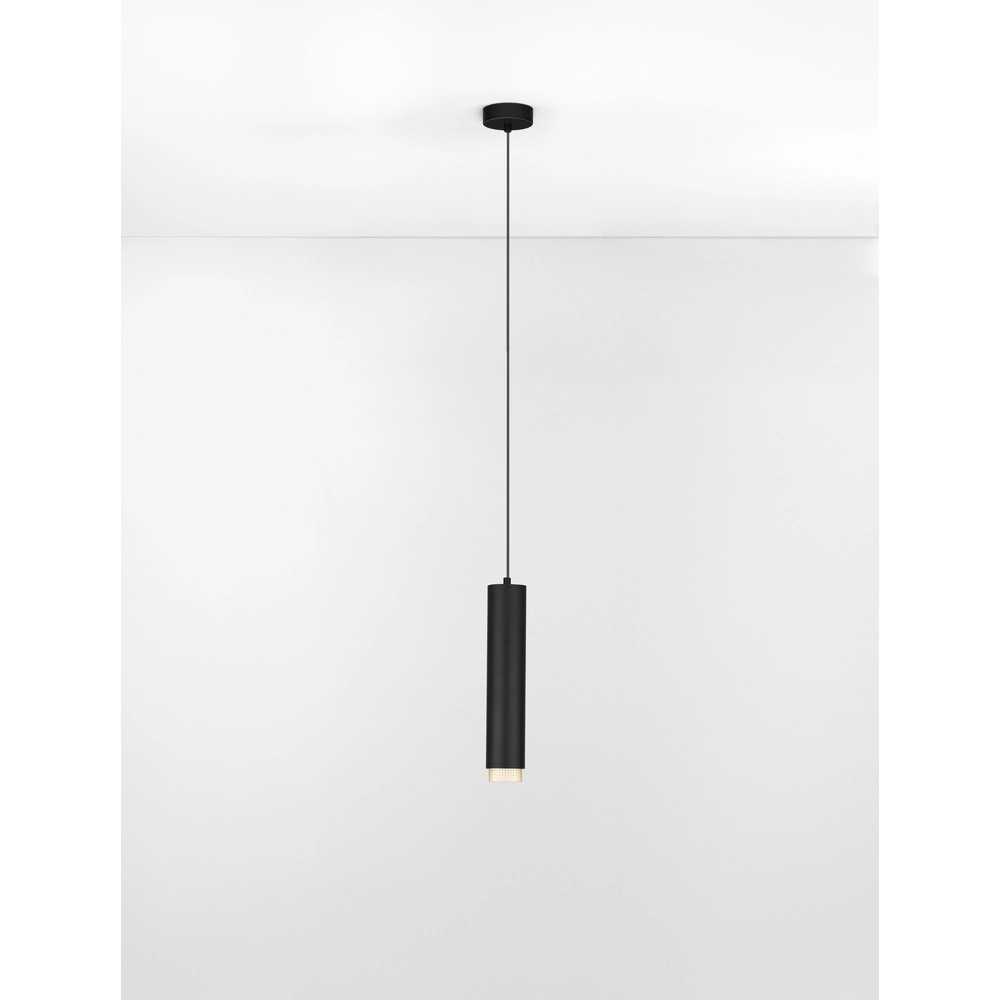 Hanglamp Nessi zwart met goud