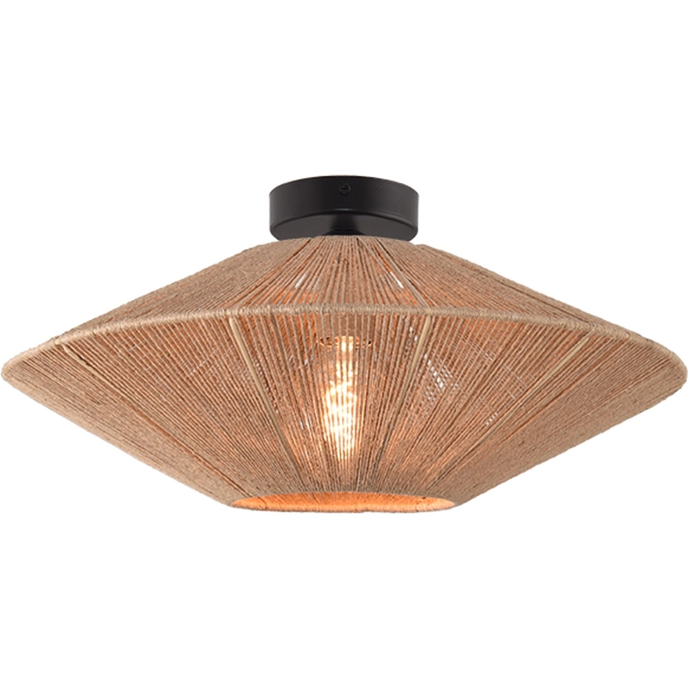 Japandi plafondlamp Bicono Ø 50cm