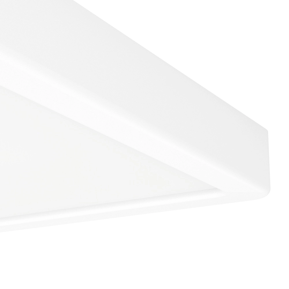 Plafonnière IP44 Fueva 6 vierkant - wit - 22x22cm Eglo 9008606330409