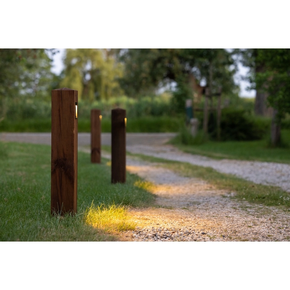 Houten pad lamp Torre 150 Eiken - 15x15x90cm - 2700K Timberlab 8716803514560