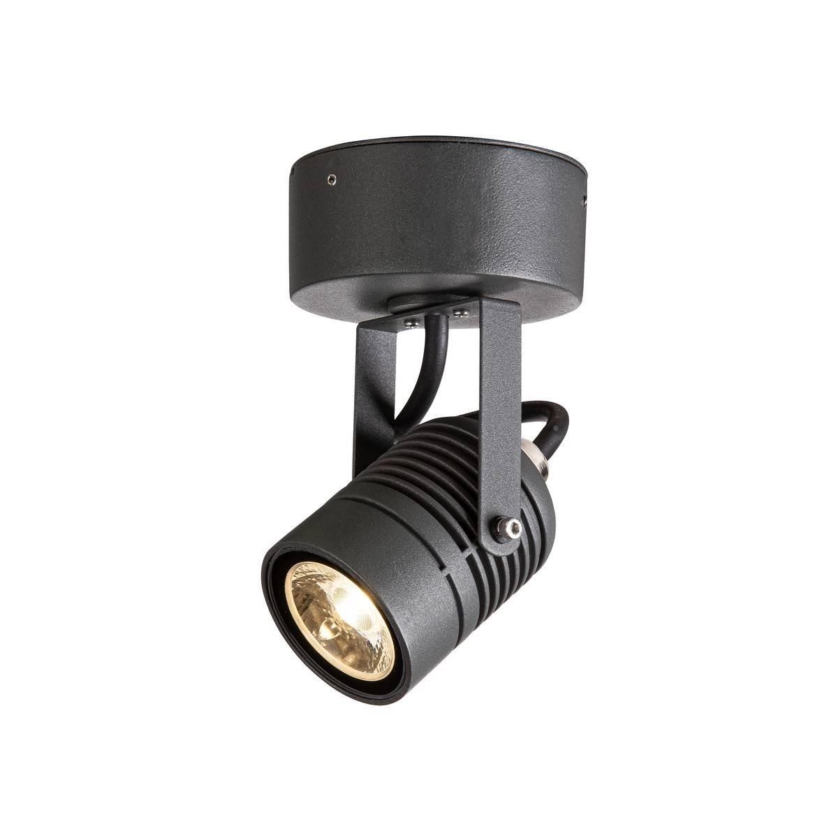 Richtbare Led spot 6cm - 6w - 3000K antraciet