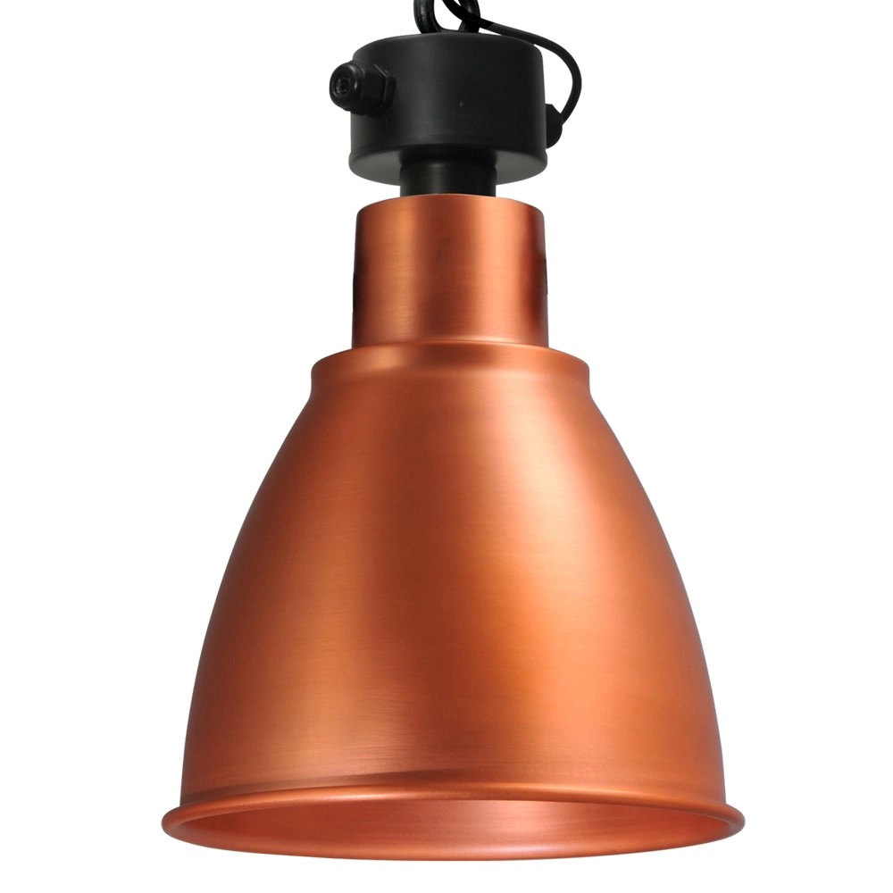 Eetkamerlamp Industria 2x27 Bud roodkoper met zwart Masterlight 8718121229430