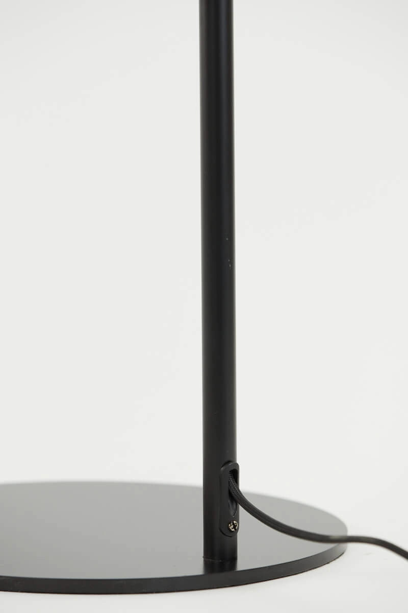 Zwarte vloerlamp Orion 2-lichts Light & Living 8717807305147