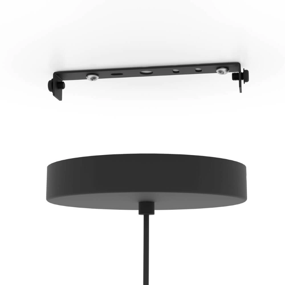 Zwarte hanglamp Ginestrone-Z Ø 45cm design Eglo 9008606270507