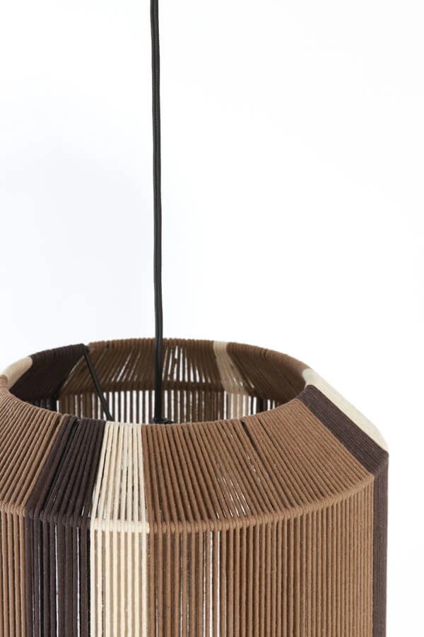 Hanglamp Kozana bruin Ø 36cm Light & Living 8717807758783