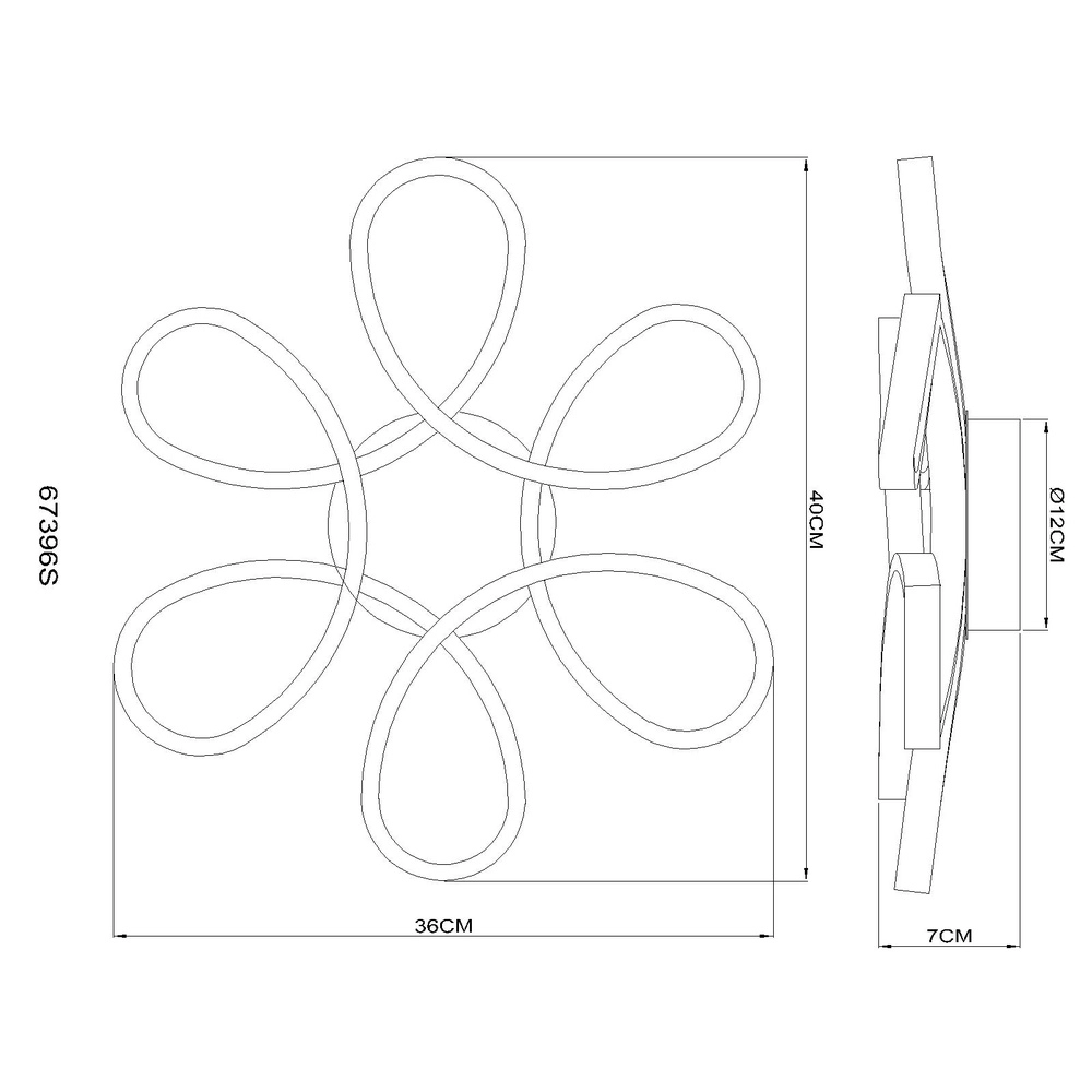 Design plafondlamp Orbita zand bruin Globo 9007371581313